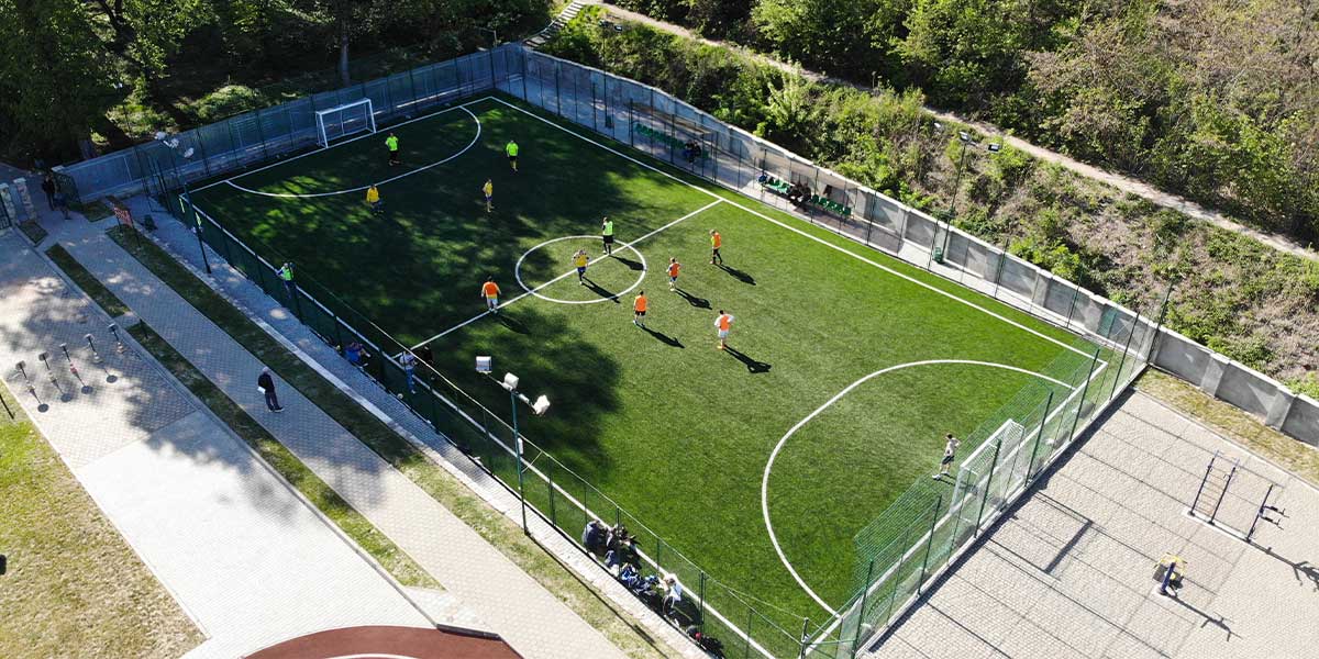 mini terrain de foot 