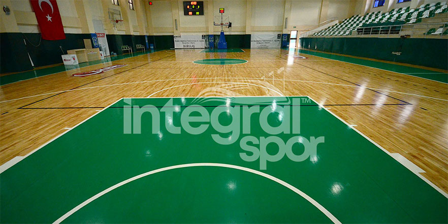 basketball court installation