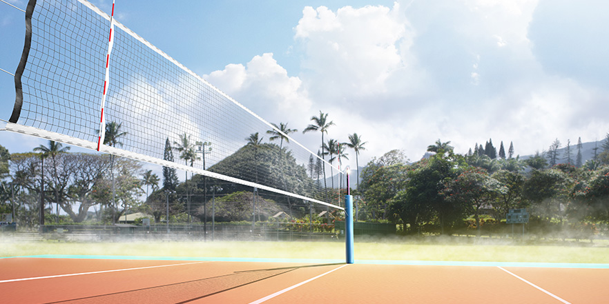 volleyball-court-installation