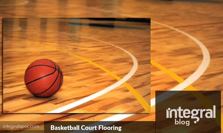 What are basketball court flooring made of?