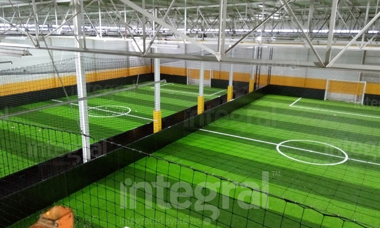 Модульное поле для мини-футбола в Бельгии