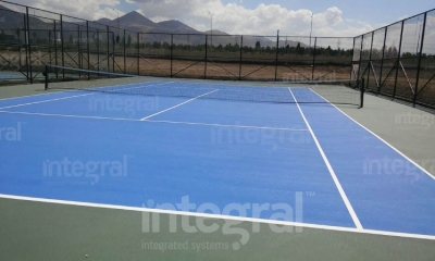 ملعب تنس بارضية الاكريليك لبلدية أرضروم 