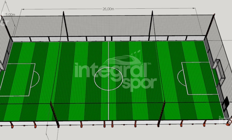 Algérie - Construction d'un terrain de football modulaire