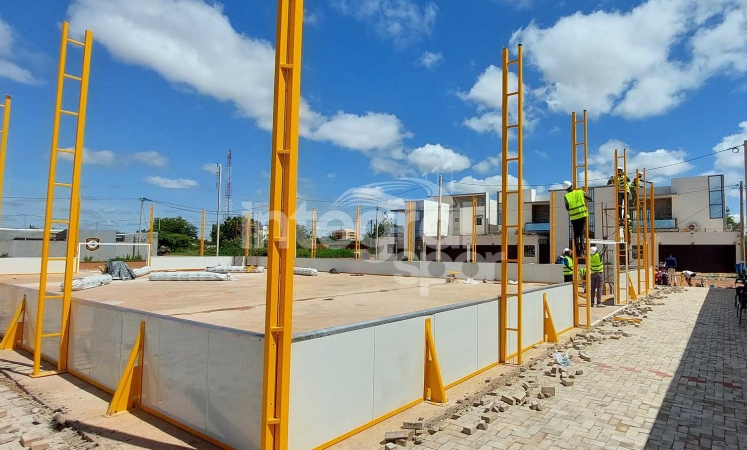 Artificial Turf Modular Fields in Burkina Faso