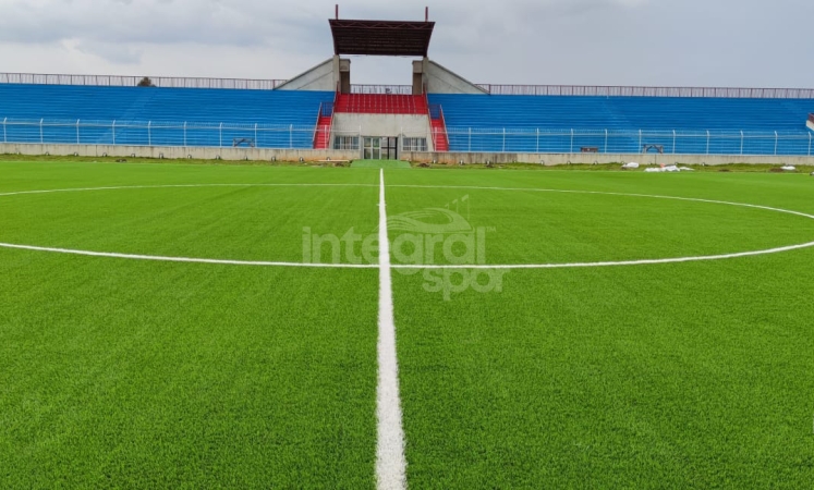 République démocratique du Congo Construction du terrain de football régulier de Bunia