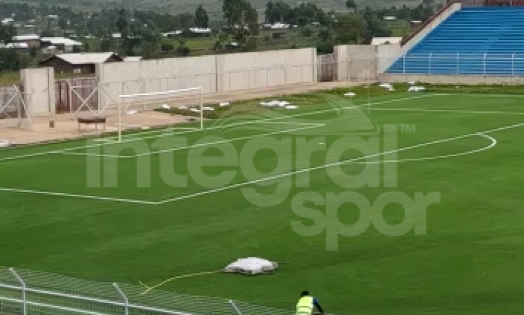 République démocratique du Congo Construction du terrain de football régulier de Bunia