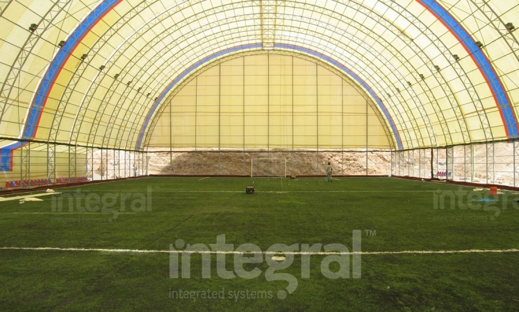 Terrain de football en salle de la Zamzam Company, Irak