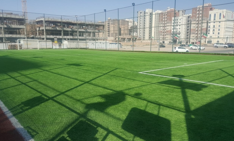 Construction d'installations de terrain de mini-football au Koweït