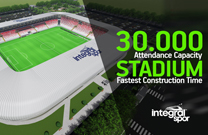 Estadio para 30,000 personas